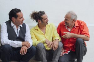 Trio Sudameris de g à d. Farid Boukhalfa, Jean-Christophe Gautier et Robert Rossignol